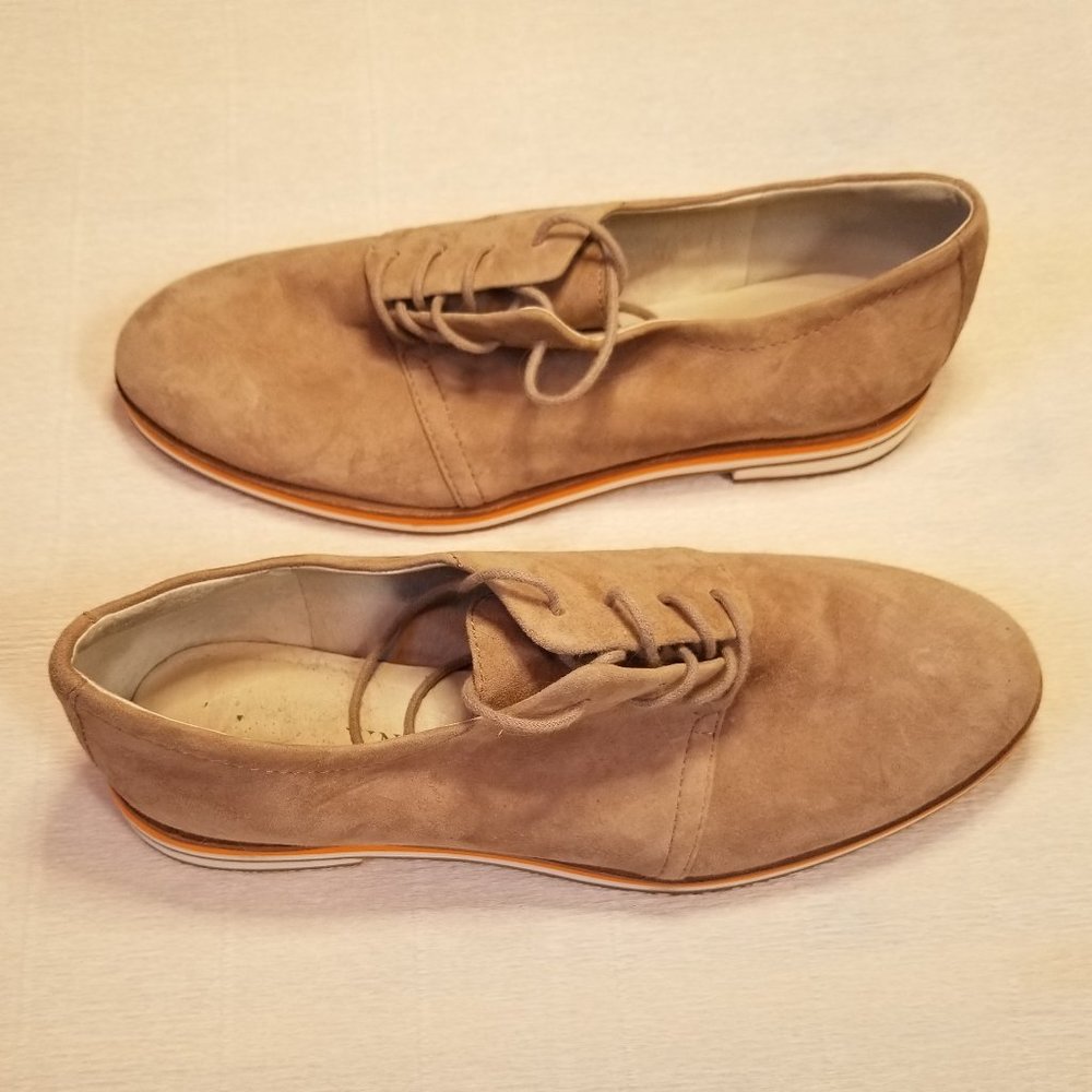 New Two by Vince Camputo Lace up Shoes Tan Leather